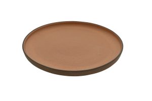 ΠΙΑΤΟ ΜΕ ΓΕΙΣΟ BROWN Φ27εκ Υ2εκ STONEWARE