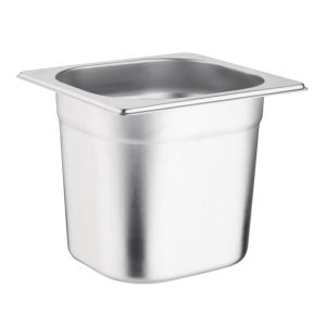 GN 1/6 150mm GASTRONORM Container 18/10 7mm S/S