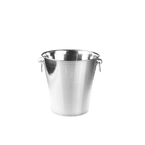 CHAMPAGNE BUCKET INOX WITH HOOKS 22CM Ν 3002