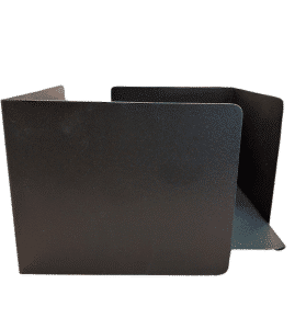 SQUARE BLACK METALIC NAPKIN HOLDER 18X18X11CM S/S 18/10