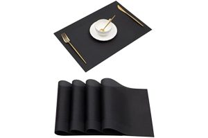 LINEN BLACK PLACEMATS 50Χ35cm 125pcs BIT Italy