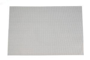 GREY PLASTIC TABLE MAT 10 pcs 30Χ45cm 70%PVC & 30% PET 0.8mm DISHWASHER SAFE