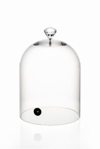 CG150-200 SMOKING DOME WITH VENT CLEAR 19Χ15CM POLYCARBONATE