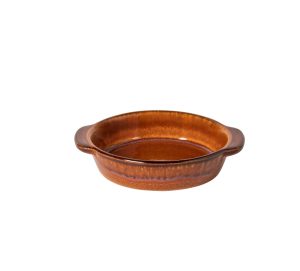 POTERIE CARAMEL R. gratin 12 13.9 x 11.9 H2.6 cm | 0.13 L STONEWARE COSTA NOVA