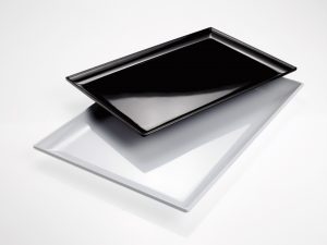 T8020.Z BLACK TOPAZIO TRAY 24X35X2.4cm. LEONE