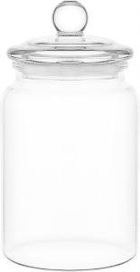 XR020-2 STORAGE JAR POLYCARBONATE TRANSPARENT 24X13cm