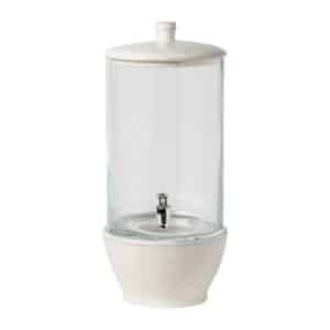 FONTANA Glass drink dispenser 47cm with stand stoneware COSTA NOVA