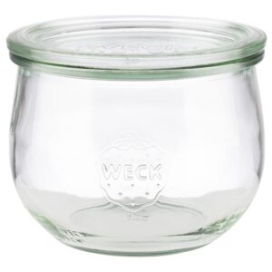 WECK TULIP GLASS WITH LID 0,58LT APS GERMANY