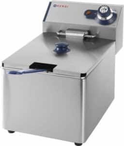 Blue Line deep fryer 8L 3500W with casing and oil container made of stainless steel 205822 HENDI