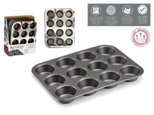 PASTRY MOULD 12PCS  20X26CM WITH NON STICK ALUMINIUM SURFACE KINVARA ®