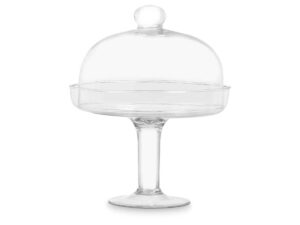 Cake plate with lid and foot glass 24cm VIVALTO®