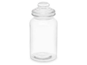 ROUND GLASS JAR WITH LID 1200ml VIVALTO