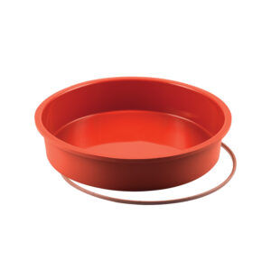 SFT226+A - SILICONE MOULD + SAFE RING ø260 MM Terracotta Silikomart Italy