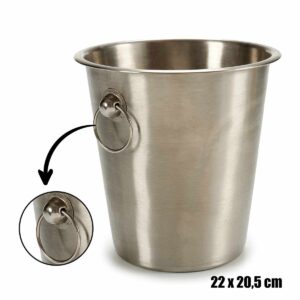 Wine cooler S/S  matt ice bucket w handle  ARTE REGAL