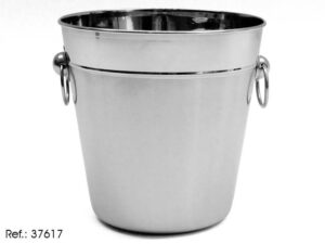 Small iron matt ice bucket w handle 14 x 16 x 13,5 cm ARTE REGAL