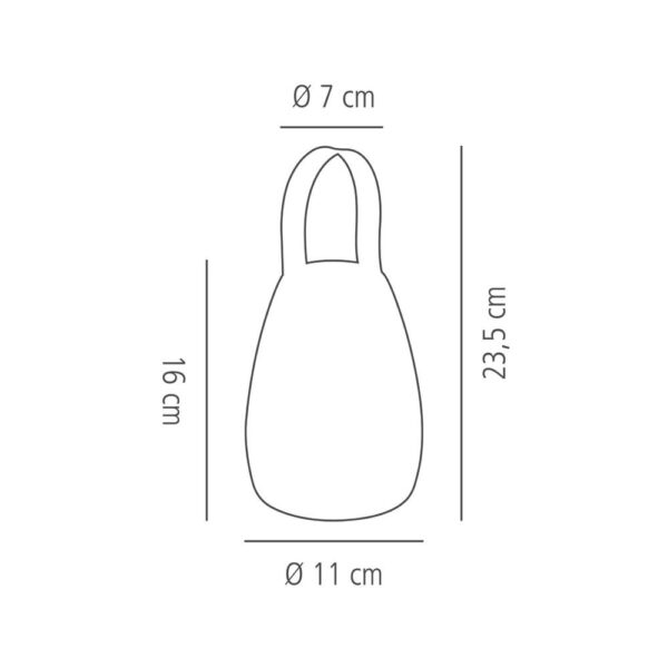 "NIELS" ΦΩΤΙΣΤΙΚΟ ΕΠΙΤΡΑΠΕΖΙΟ LED  Ø11,5 cm ΛΕΥΚΟ APS GERMANY - Image 6