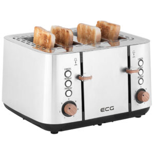 ST4767 Toaster 4 position INOX 1850W BEIGE ECG