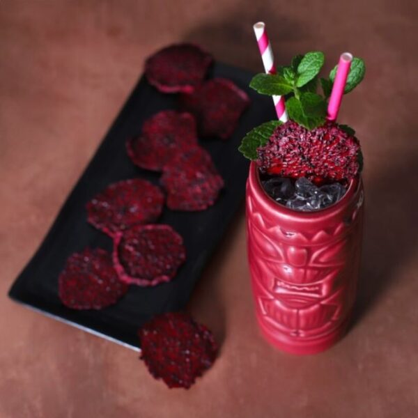 FRONA Dried DRAGON FRUIT Slices 28PCS 100γρ - Image 3