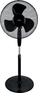 LIFE Επιδαπέδιος ανεμιστήρας με ορθοστατη BLACK 40W OSTRO