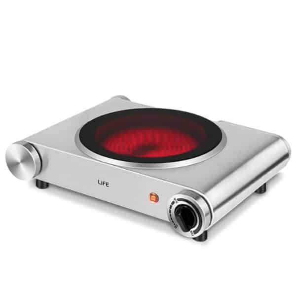 CERAMICA ELECTRIC CERAMIC HOT PLATE SS 220-240V~, 50/60Hz 1200WLIFE